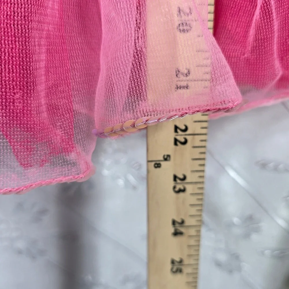 Kids Dress Up Costume Lot Pink Tutu Dress Green Fairy Set White Veil 4pc Bundle